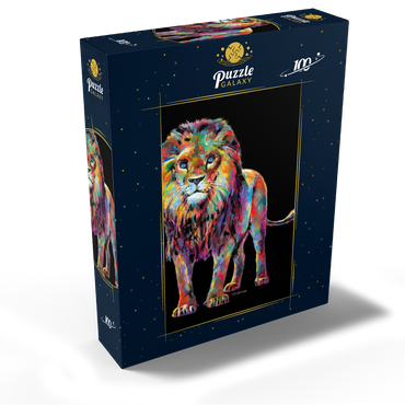 Pop Colors Lion 100 Jigsaw Puzzle box view2