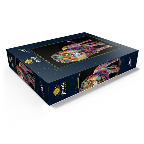 Pop Colors Lion 500 Jigsaw Puzzle box view1