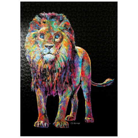 puzzleplate Pop Colors Lion 500 Jigsaw Puzzle