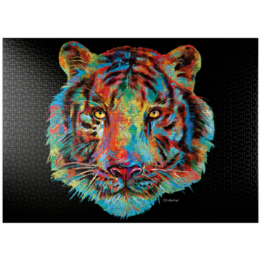 puzzleplate Tiger Head 1000 Jigsaw Puzzle