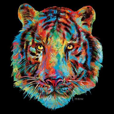 Tiger Head 100 Jigsaw Puzzle 3D Modell