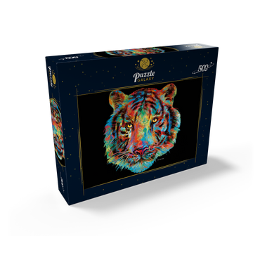 Tiger Head 500 Jigsaw Puzzle box view2