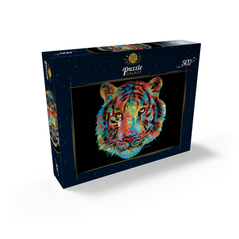 Tiger Head 500 Jigsaw Puzzle box view2