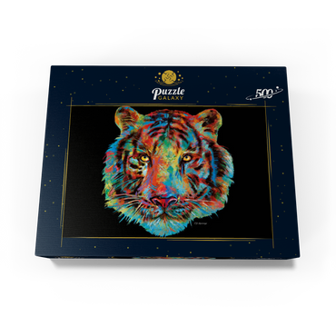 Tiger Head 500 Jigsaw Puzzle box view3