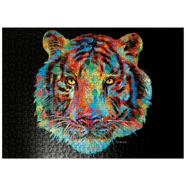 puzzleplate Tiger Head 500 Jigsaw Puzzle