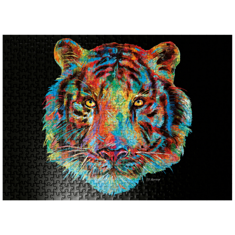 puzzleplate Tiger Head 500 Jigsaw Puzzle