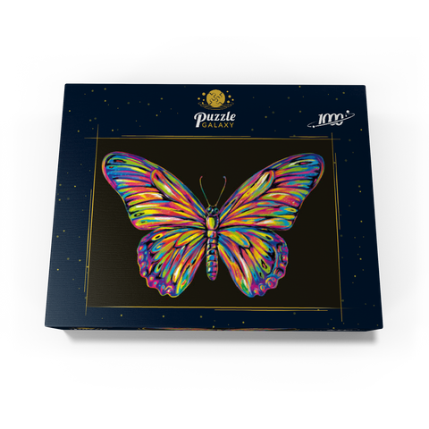 Colorful Butterfly 1000 Jigsaw Puzzle box view3