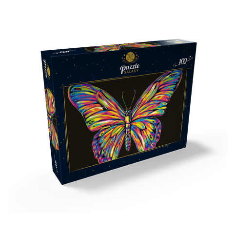 Colorful Butterfly 100 Jigsaw Puzzle box view2