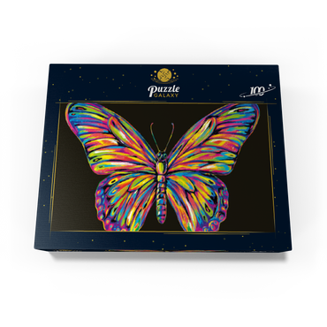 Colorful Butterfly 100 Jigsaw Puzzle box view3