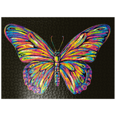 puzzleplate Colorful Butterfly 500 Jigsaw Puzzle