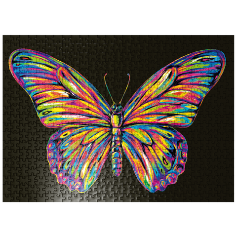 puzzleplate Colorful Butterfly 500 Jigsaw Puzzle