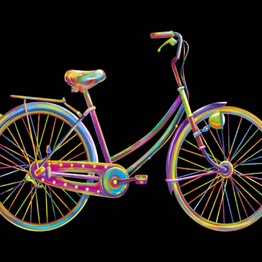 Fun Bike 100 Jigsaw Puzzle 3D Modell