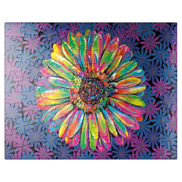 puzzleplate Gerber Daisy 100 Jigsaw Puzzle