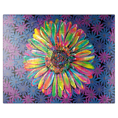 puzzleplate Gerber Daisy 100 Jigsaw Puzzle