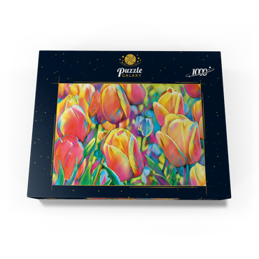 Colorful Tulips 1000 Jigsaw Puzzle box view3