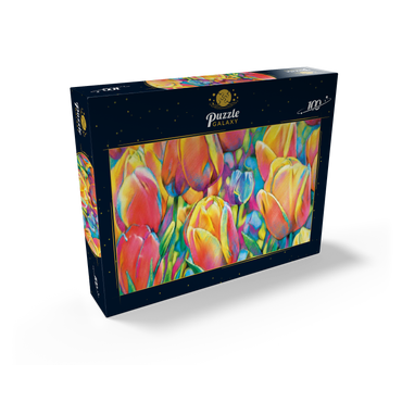 Colorful Tulips 100 Jigsaw Puzzle box view2