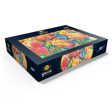 Colorful Tulips 500 Jigsaw Puzzle box view1