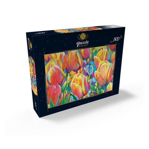 Colorful Tulips 500 Jigsaw Puzzle box view2