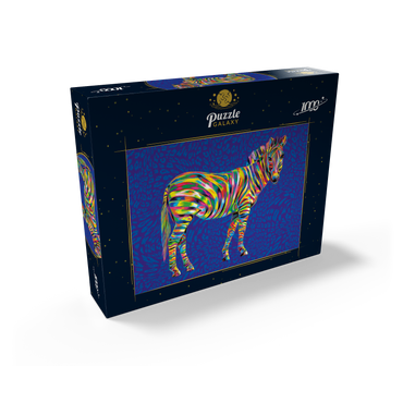 Pop Colors Zebra 1000 Jigsaw Puzzle box view2