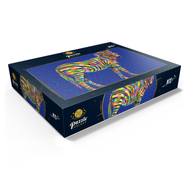 Pop Colors Zebra 100 Jigsaw Puzzle box view1