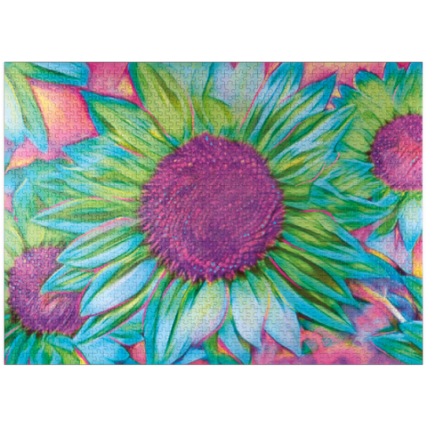 puzzleplate Sunflower 1000 Jigsaw Puzzle