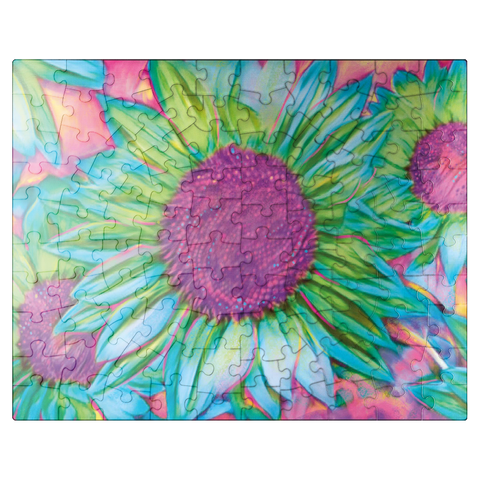 puzzleplate Sunflower 100 Jigsaw Puzzle