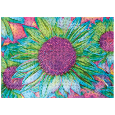 puzzleplate Sunflower 500 Jigsaw Puzzle