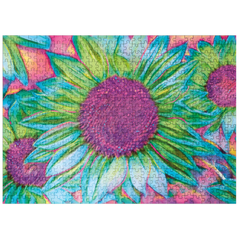 puzzleplate Sunflower 500 Jigsaw Puzzle