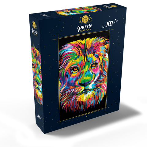 Lion Head 100 Jigsaw Puzzle box view2