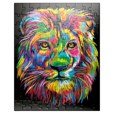 puzzleplate Lion Head 100 Jigsaw Puzzle