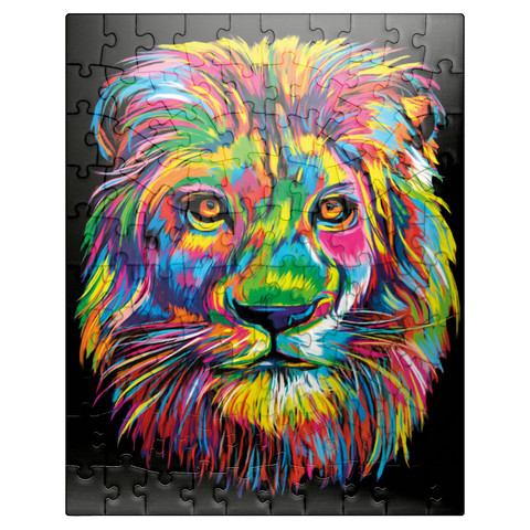 puzzleplate Lion Head 100 Jigsaw Puzzle