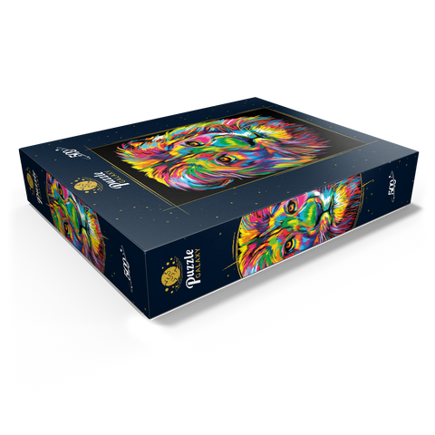 Lion Head 500 Jigsaw Puzzle box view1