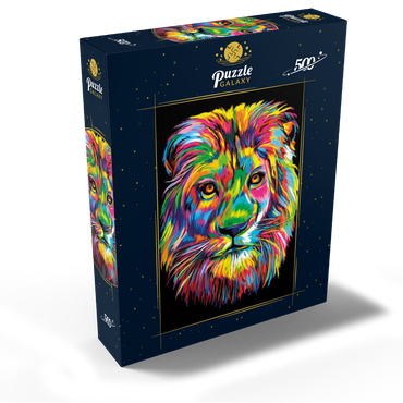 Lion Head 500 Jigsaw Puzzle box view2