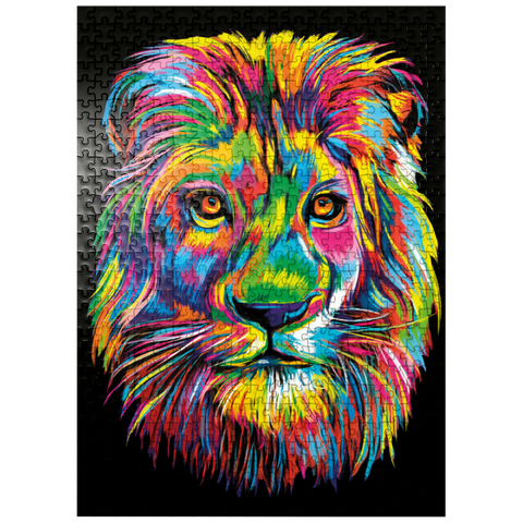 puzzleplate Lion Head 500 Jigsaw Puzzle