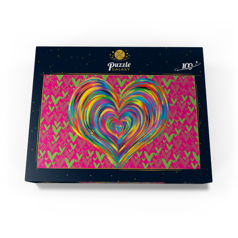 Heart Love 100 Jigsaw Puzzle box view3