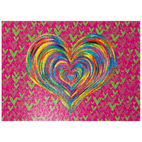 puzzleplate Heart Love 500 Jigsaw Puzzle