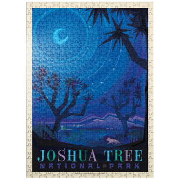 puzzleplate Joshua Tree National Park: Starlight (Mod Design), Vintage Poster 500 Jigsaw Puzzle