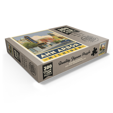 American College Towns: Ann Arbor, Michigan, Vintage Poster 300 Jigsaw Puzzle box view1