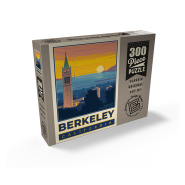 American College Towns: Berkeley, CA, Vintage Poster 300 Jigsaw Puzzle box view2