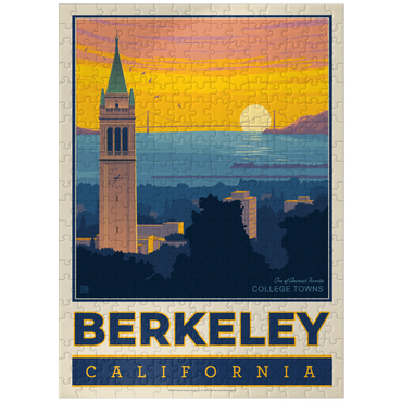 puzzleplate American College Towns: Berkeley, CA, Vintage Poster 300 Jigsaw Puzzle