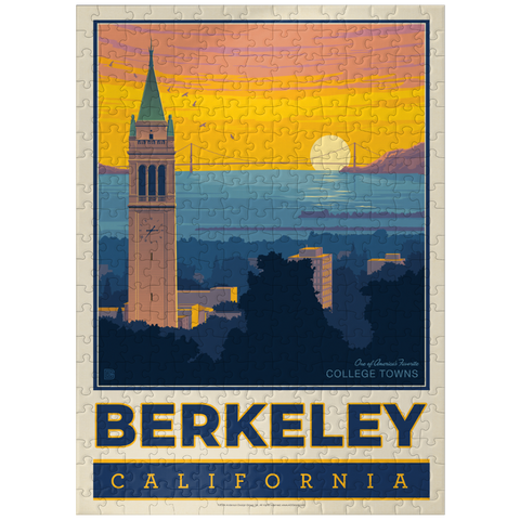 puzzleplate American College Towns: Berkeley, CA, Vintage Poster 300 Jigsaw Puzzle