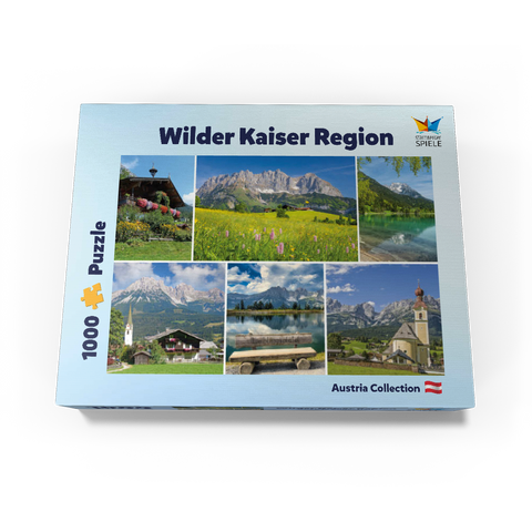 At the Wilder Kaiser: Ellmau, Scheffau and Going in Tyrol 1000 Jigsaw Puzzle box view3