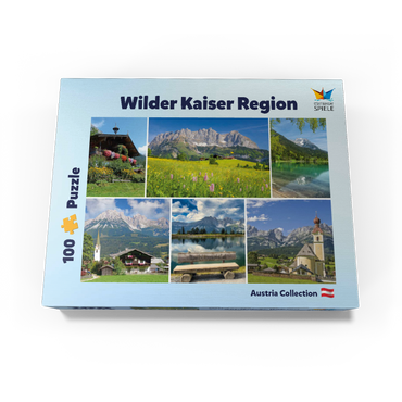 At the Wilder Kaiser: Ellmau, Scheffau and Going in Tyrol 100 Jigsaw Puzzle box view3