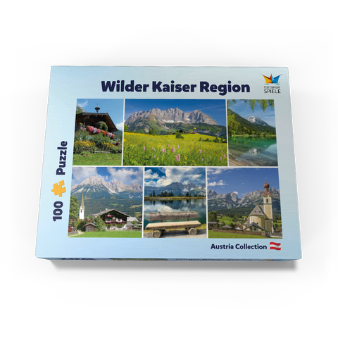 At the Wilder Kaiser: Ellmau, Scheffau and Going in Tyrol 100 Jigsaw Puzzle box view3