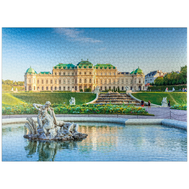 puzzleplate Belvedere Palace in Vienna, Austria 1000 Jigsaw Puzzle