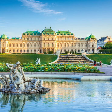 Belvedere Palace in Vienna, Austria 1000 Jigsaw Puzzle 3D Modell