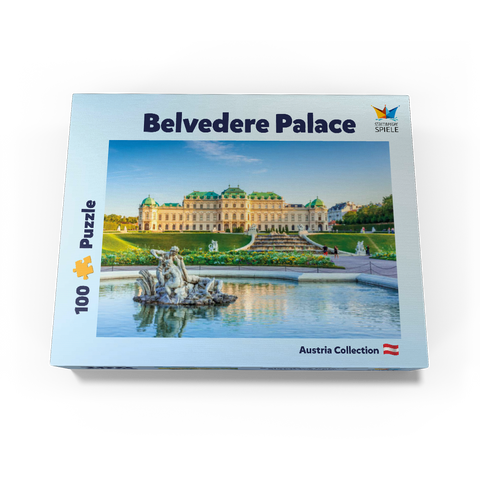 Belvedere Palace in Vienna, Austria 100 Jigsaw Puzzle box view3