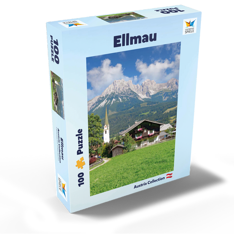 Ellmau am Wilden Kaiser in Tyrol, Austria 100 Jigsaw Puzzle box view2