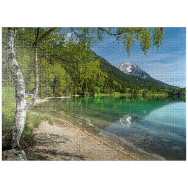 puzzleplate Hintersteiner See near Scheffau in Tyrol 1000 Jigsaw Puzzle