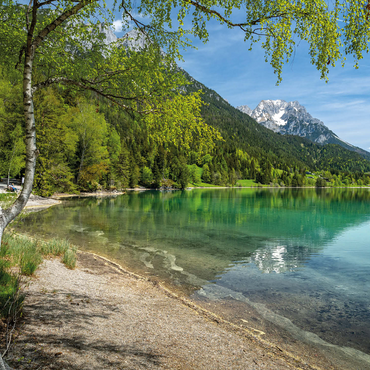 Hintersteiner See near Scheffau in Tyrol 1000 Jigsaw Puzzle 3D Modell